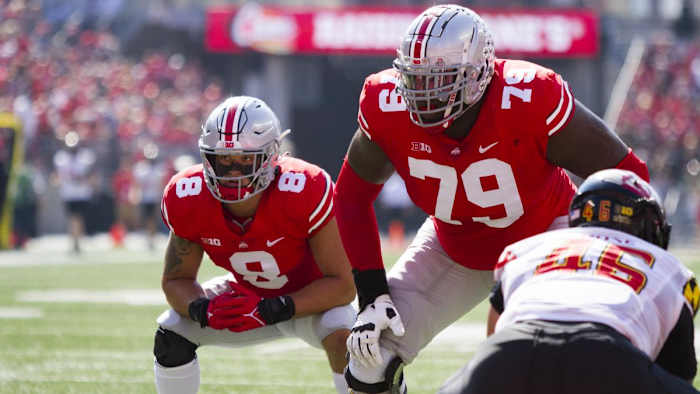 46. Cade Stover and Dawand Jones